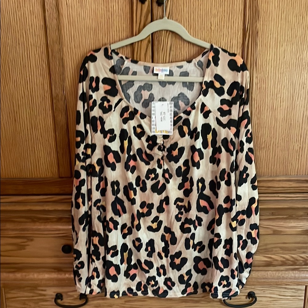 LuLaRoe Black and Brown Animal Print